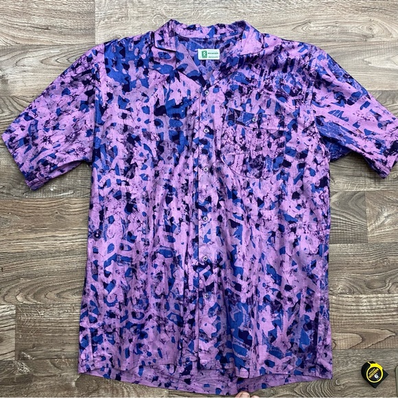 Abstract Button Up Shirt Made In Ghana - Picture 14 of 16